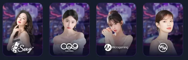 Live casino dealer at yy777 hosting a real-time card game